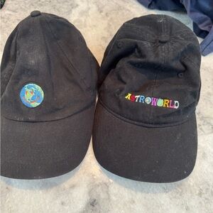 Astroworld Travis Scott Black Baseball Dad Hats